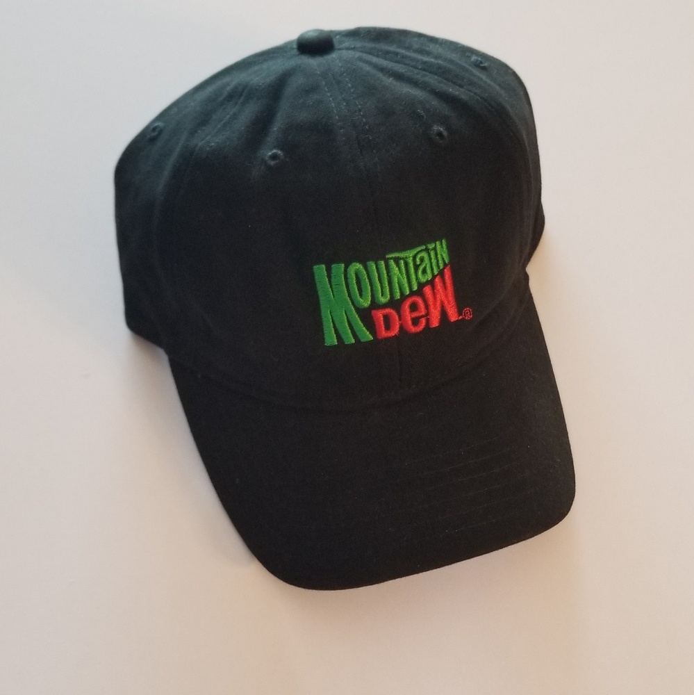 black Mountain Dew baseball Hat